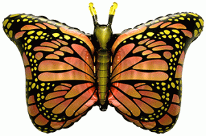 FM фигура большая 901778 Бабочка махаон Фольга оранжевый