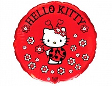 FM с рисунком 18" Круг 401568 Hello Kitty красный
