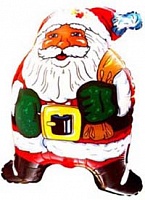 FM фигура 902518 Санта Клаус Супер МИНИ 14" фольгированный шар
