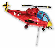 FM фигура 902667 Вертолет красный МИНИ 14