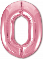 Agura Цифра 0 Slim Розовый Фламинго 755358 Фольга в упаковке