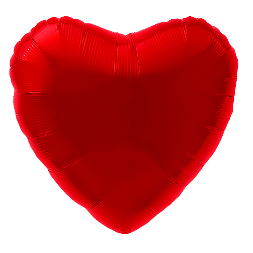 Agura Сердце 9" / 23 см  красный с клапаном 756256