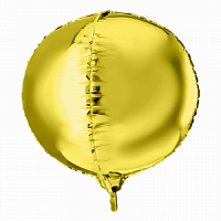 Сфера малая, 25'/64 см Золото 758501 Фольга Агура
