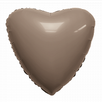 Agura сердце 30'/ 76,5 см (в упаковке) мистик какао 221127 Фольга